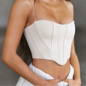 Joah Brown sueded contour corset top Yuma XS/S